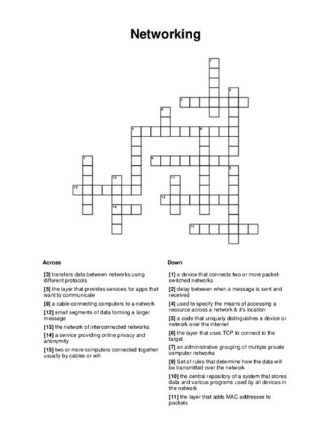 Enter a Crossword Clue. . Revolutionary networking creation crossword clue